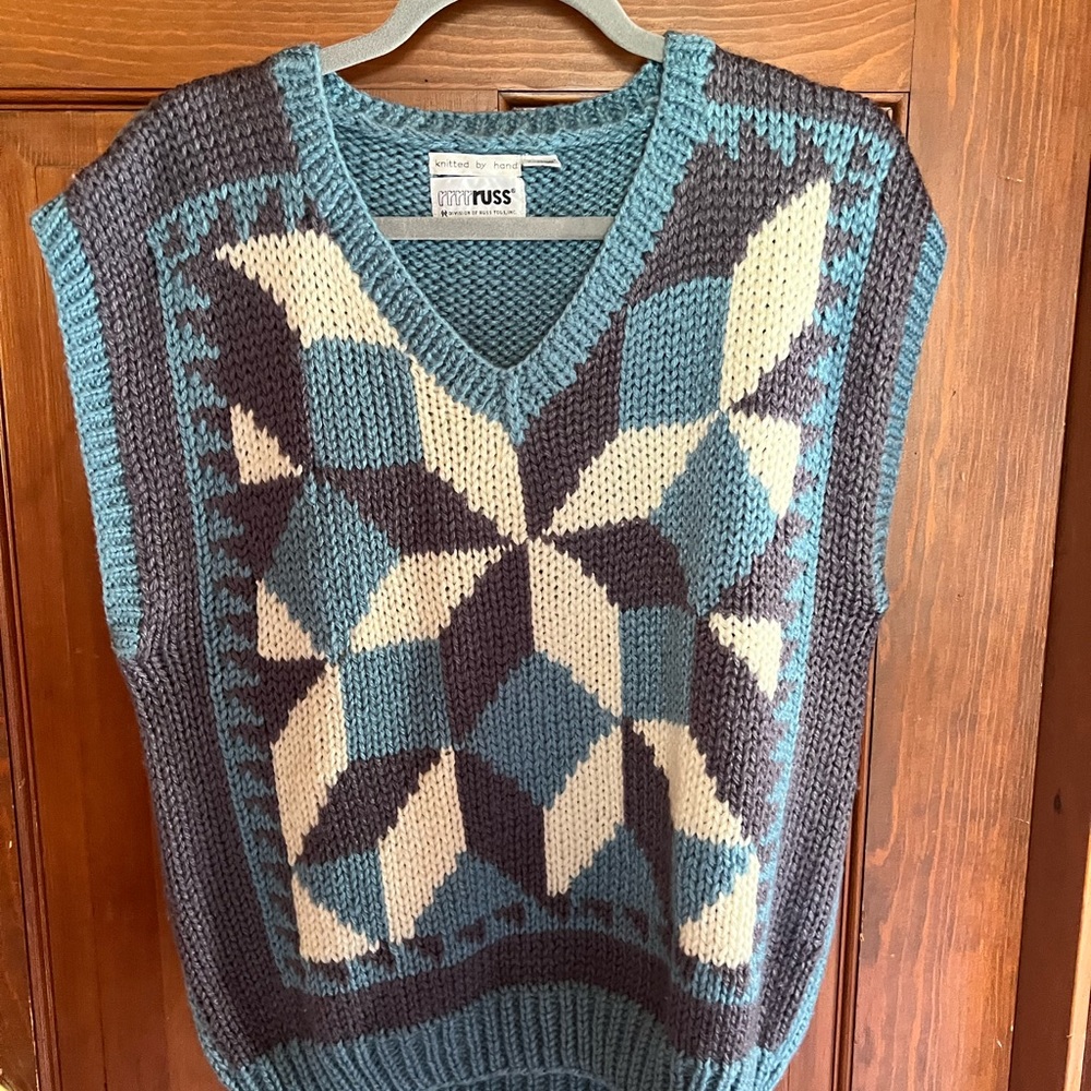 Vintage knitted vest